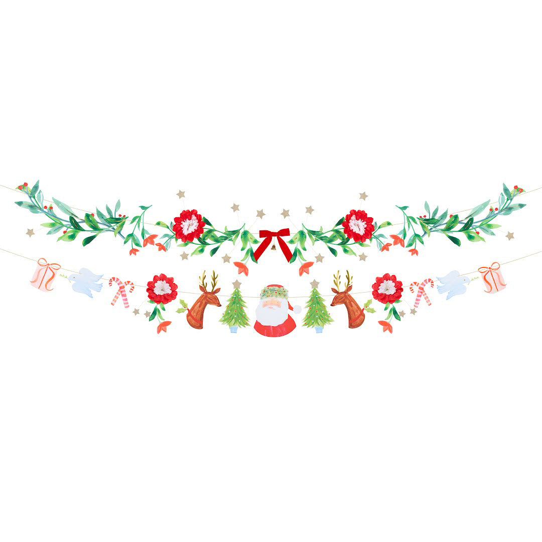 meri meri slingerset takjes en kerstfiguren | 304107 | 2
