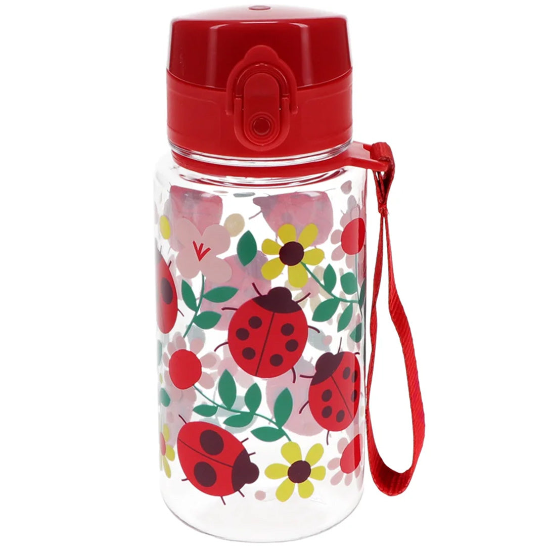 Rex London kinder drinkfles met lieveheersbeestjes en bloemenpatroon.
