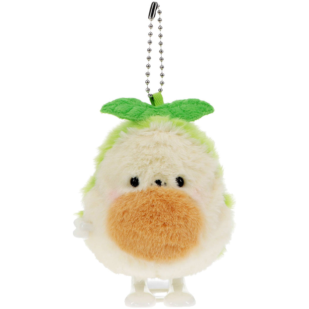 Rex London pluche opwindspeeltje in de vorm van een avocado met een sleutelhanger.