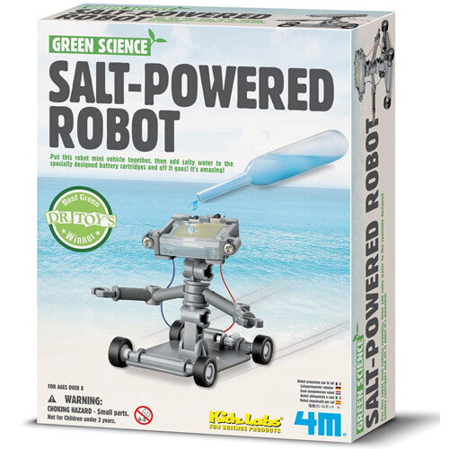 4M bouwset verpakking van de Green Science zout water robot.