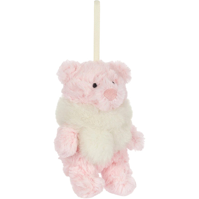 jellycat kersthanger leola bear winter warmer - 10 cm | BARL6D | 4
