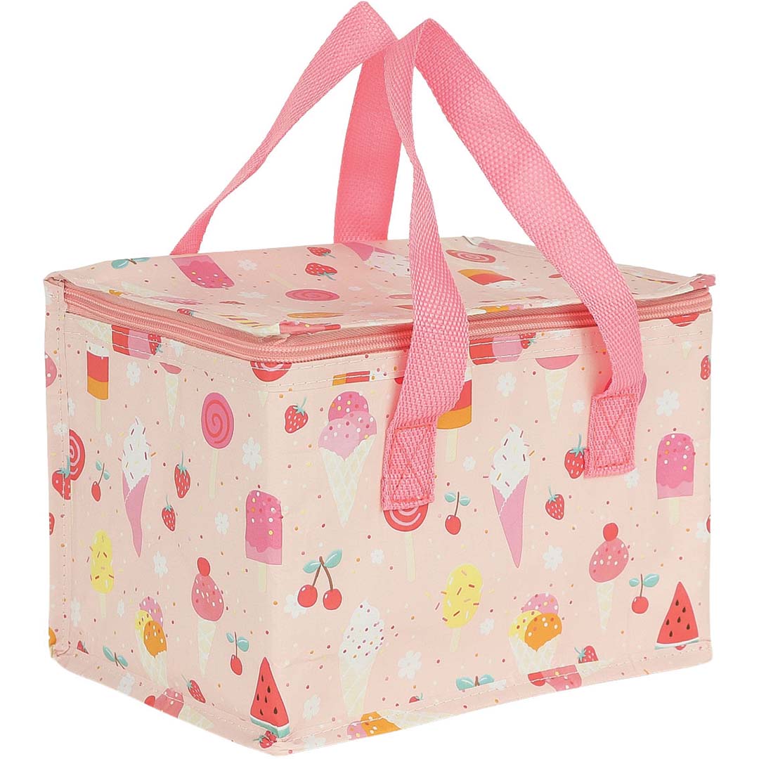 a little lovely company roze koeltas met ijsjesprint, gesloten.