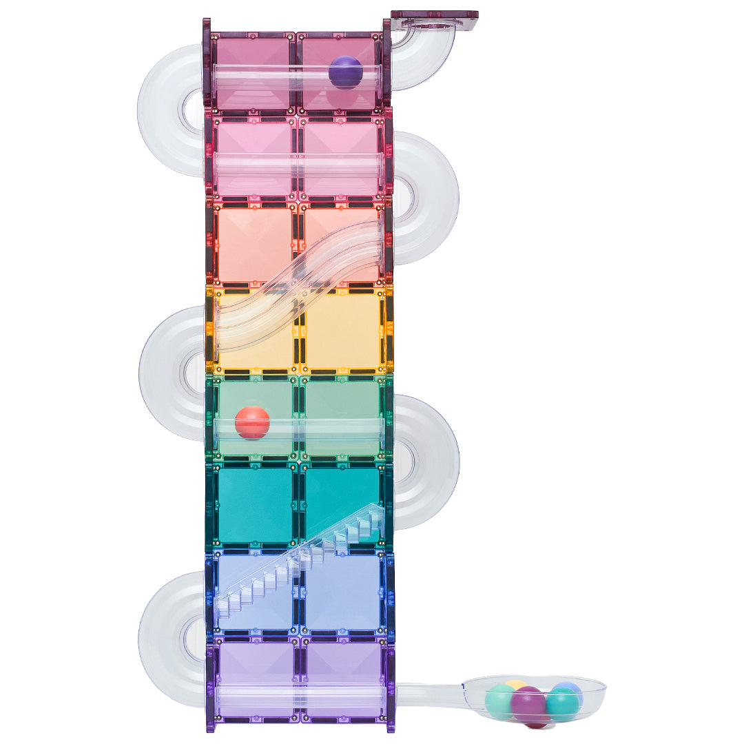connetix magnetische tegels knikkerbaan - pastel - 114st | CT-P-00114-BR | 6
