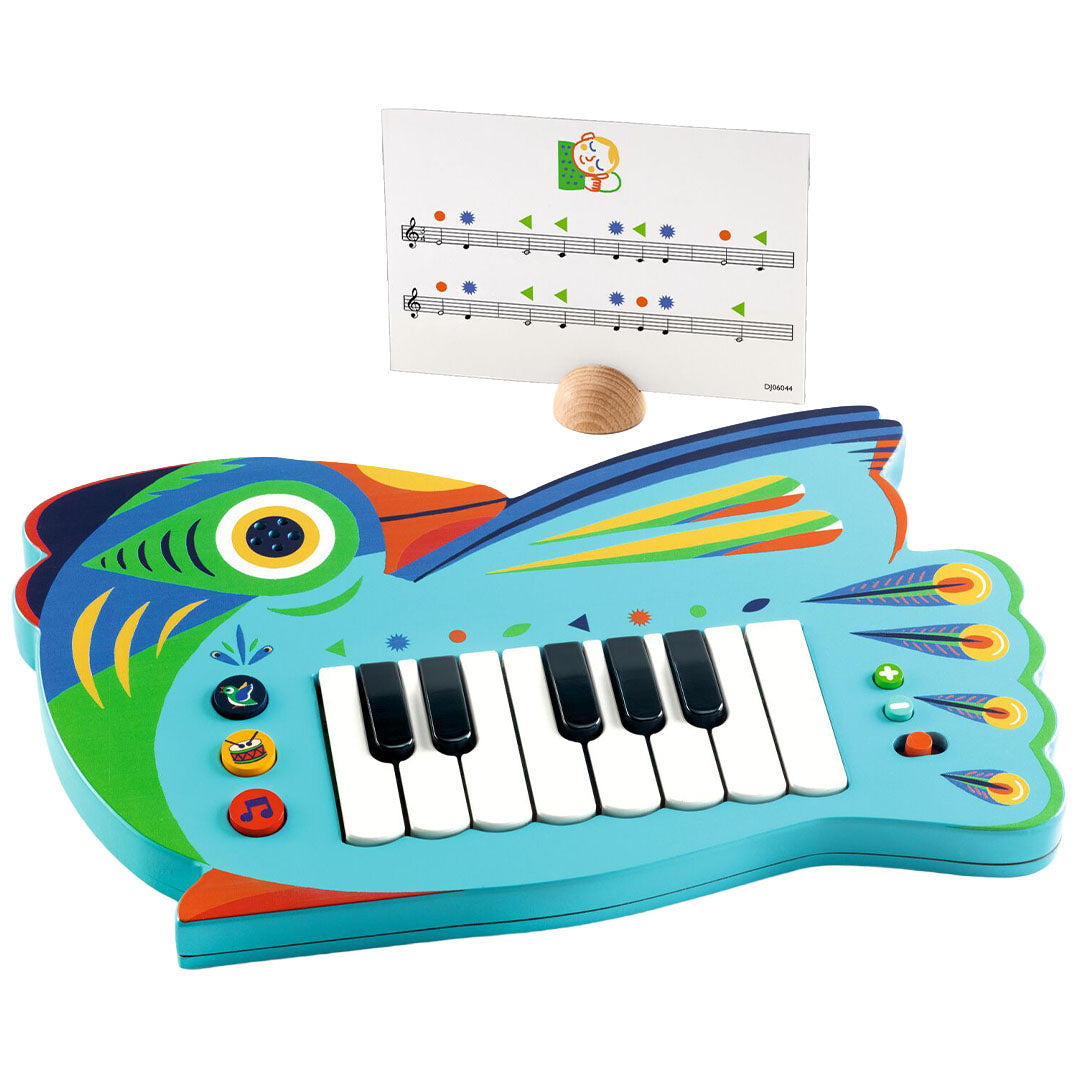 djeco clavier sons d'oiseaux