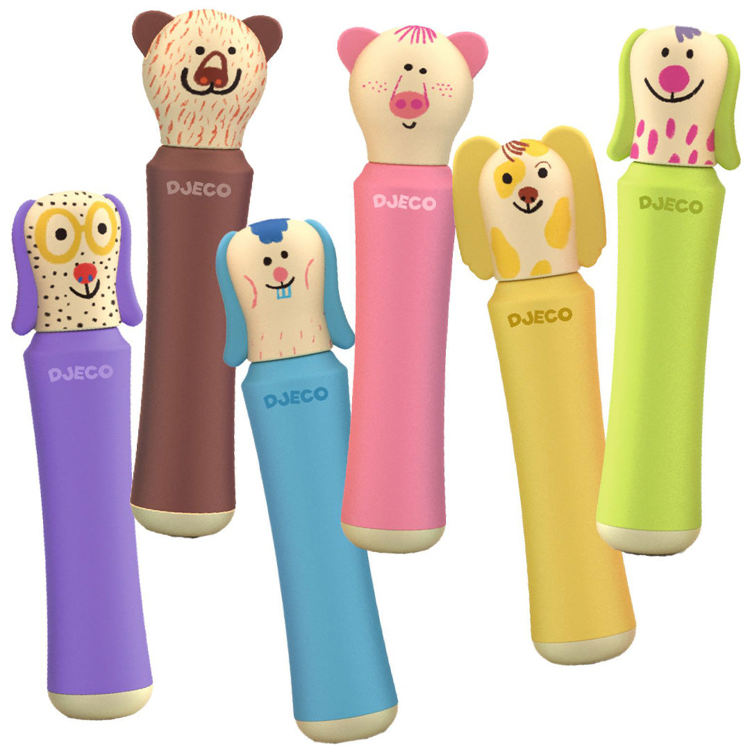djeco feutres animaux - 6 pcs