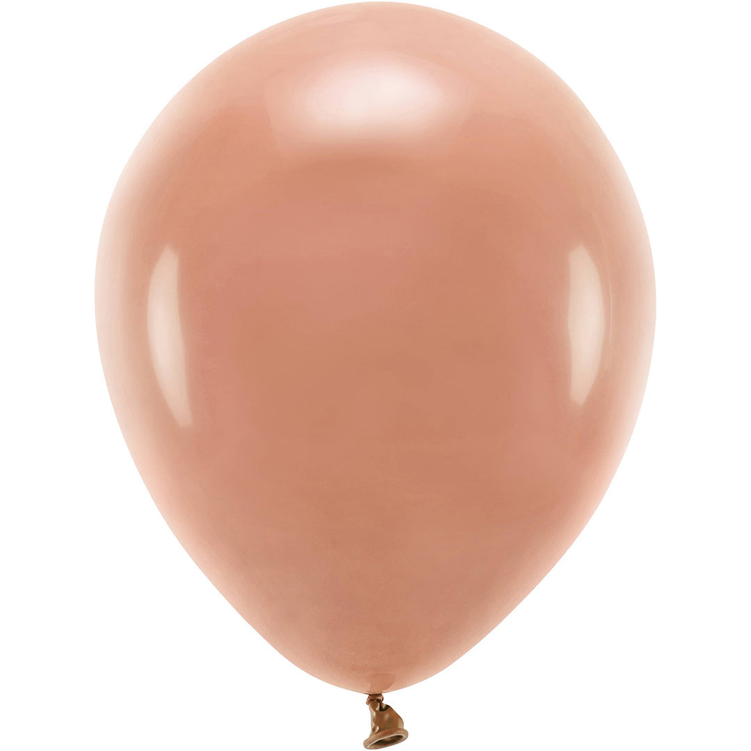 Partydeco ronde pastel misty rose ballon.