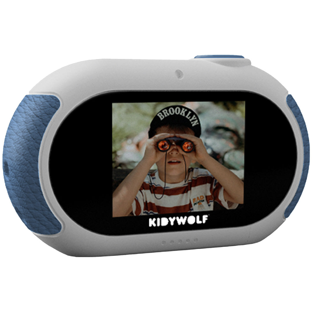 kidywolf appareil photo pour enfant kidycam go - bleu