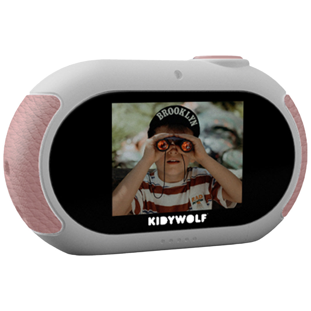kidywolf appareil photo pour enfant kidycam go - rose