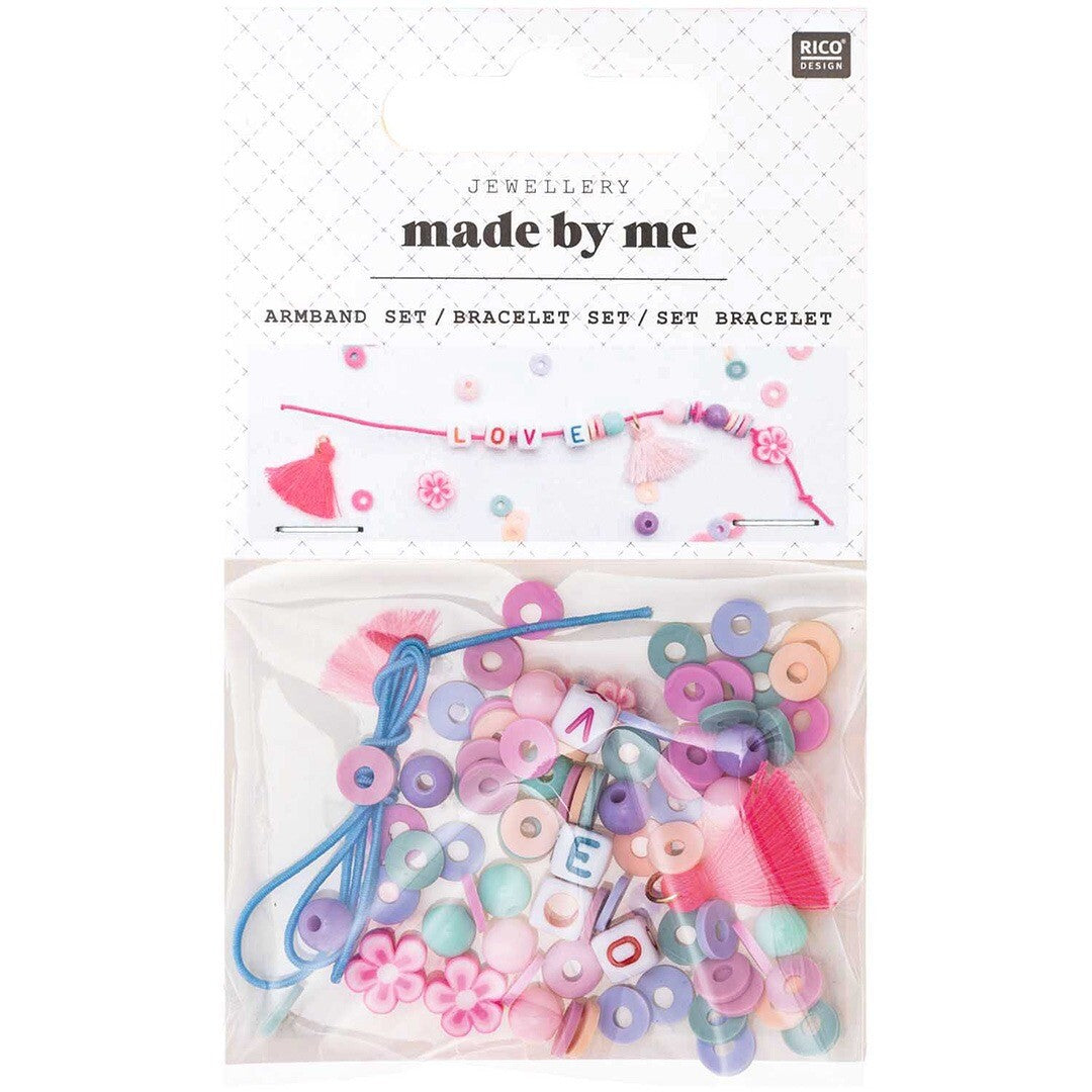 De verpakking van de Rico Design 'made by me' sieraden maken set.