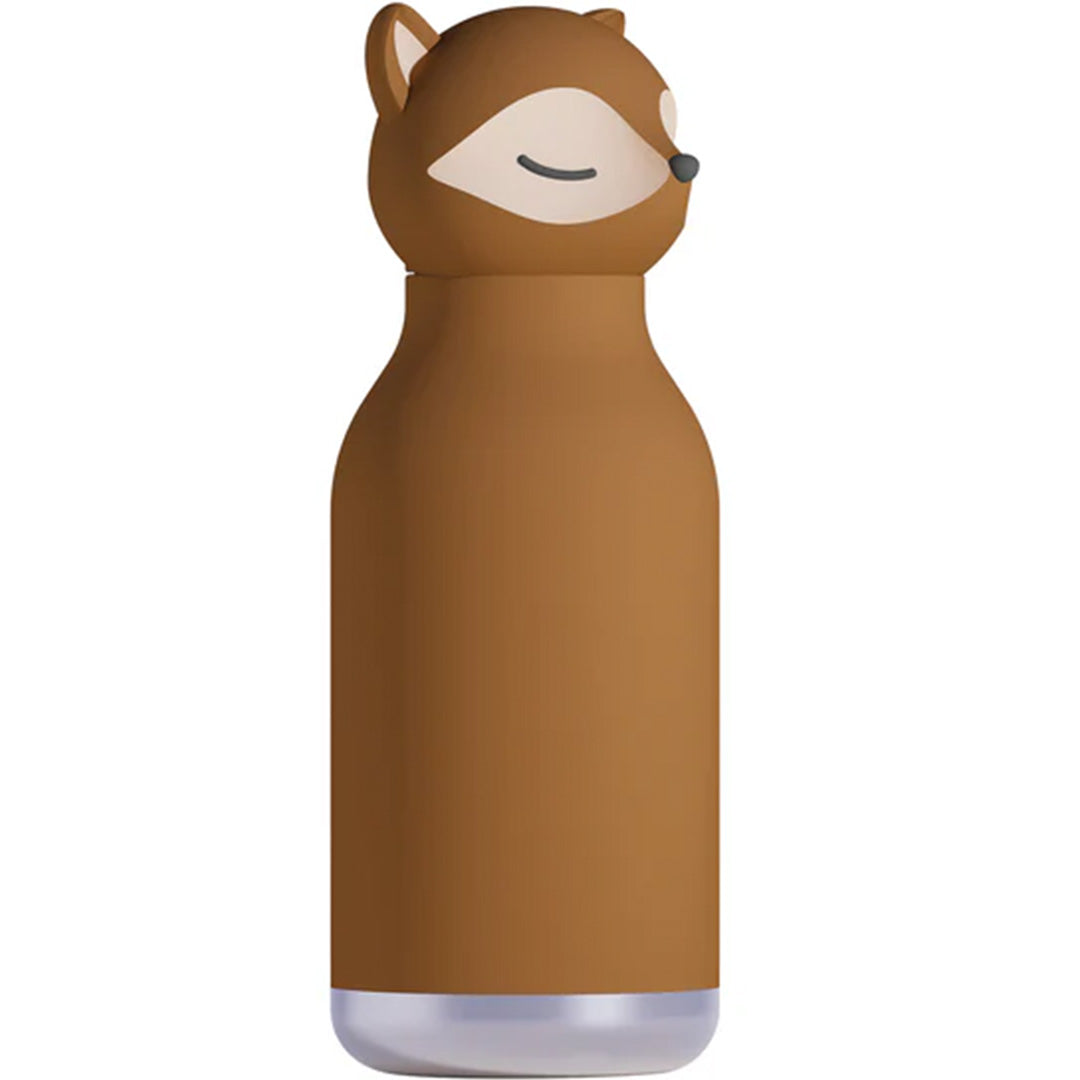 Asobu rvs drinkfles in de vorm van een bruine vos.