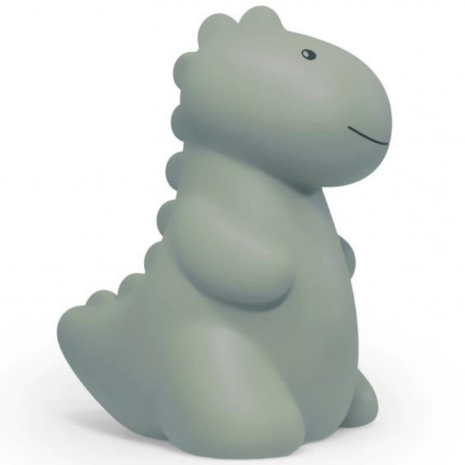 atelier pierre LED nachtlampje in de vorm van een lichtgroene dinosaurus.