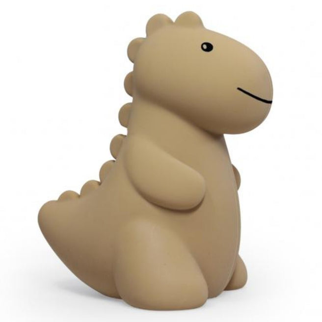 Atelier Pierre beige siliconen dino spaarpot.