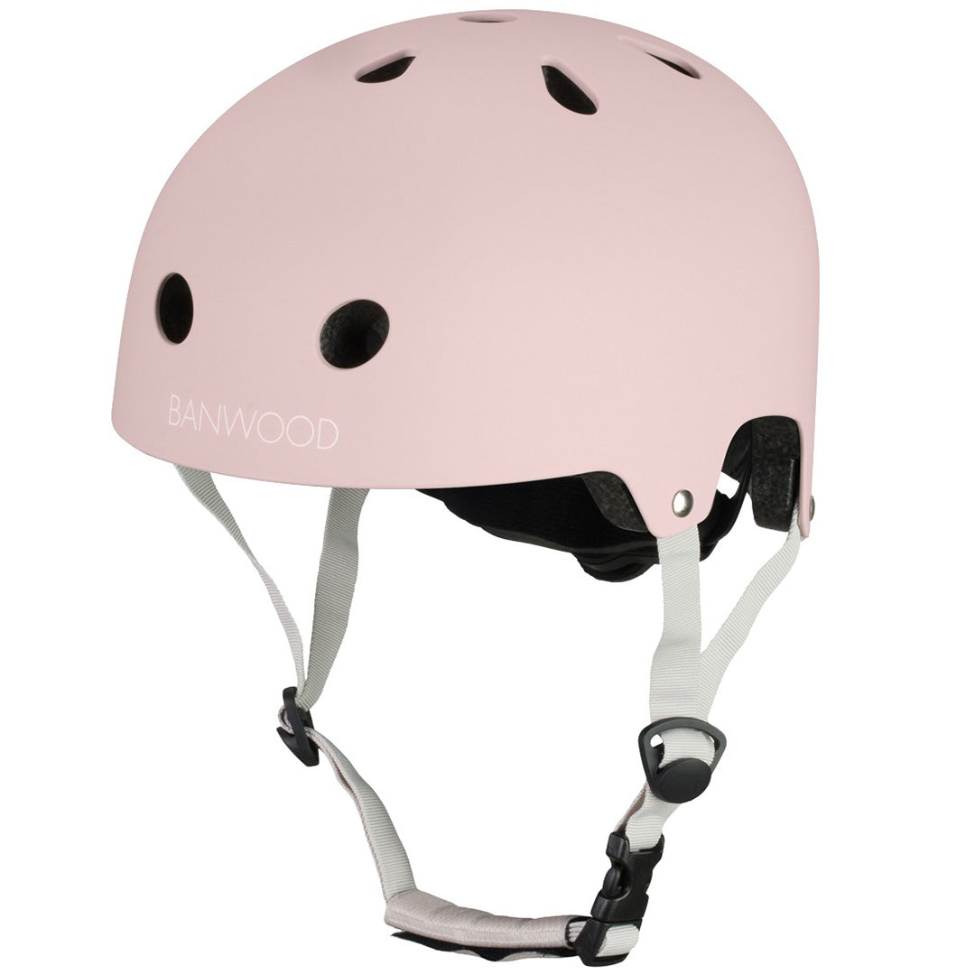 Banwood kinderhelm in faded pink.
