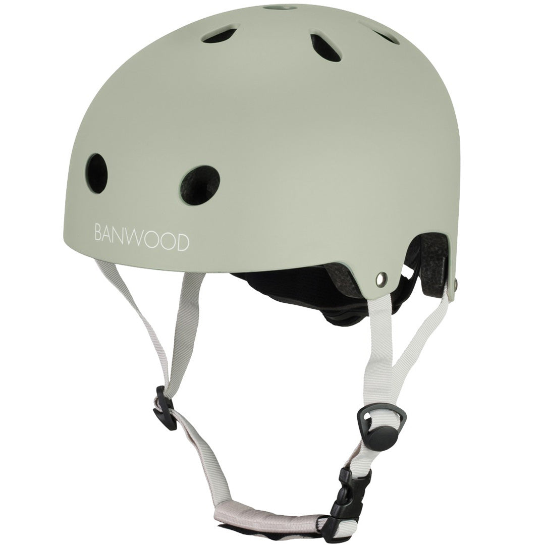 Banwood olijfgroene kinderhelm.