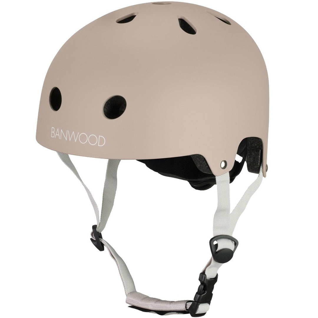 Banwood kinderhelm in zandkleur.