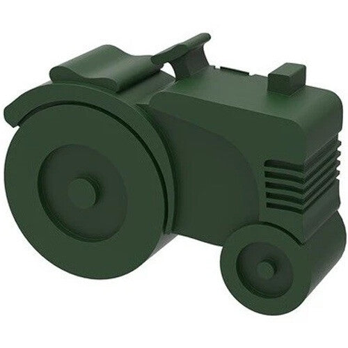Blafere donkergroene tractor lunchbox.