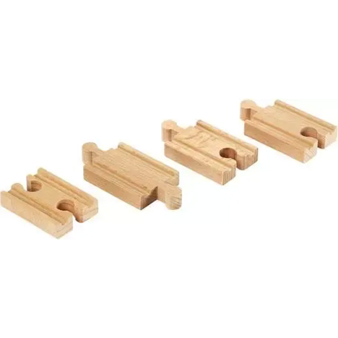 Brio houten korte rechte rails, vier stuks.