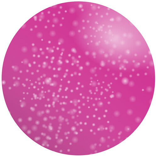 Detail van roze glitterverf met veel kleine witte glinsteringen.