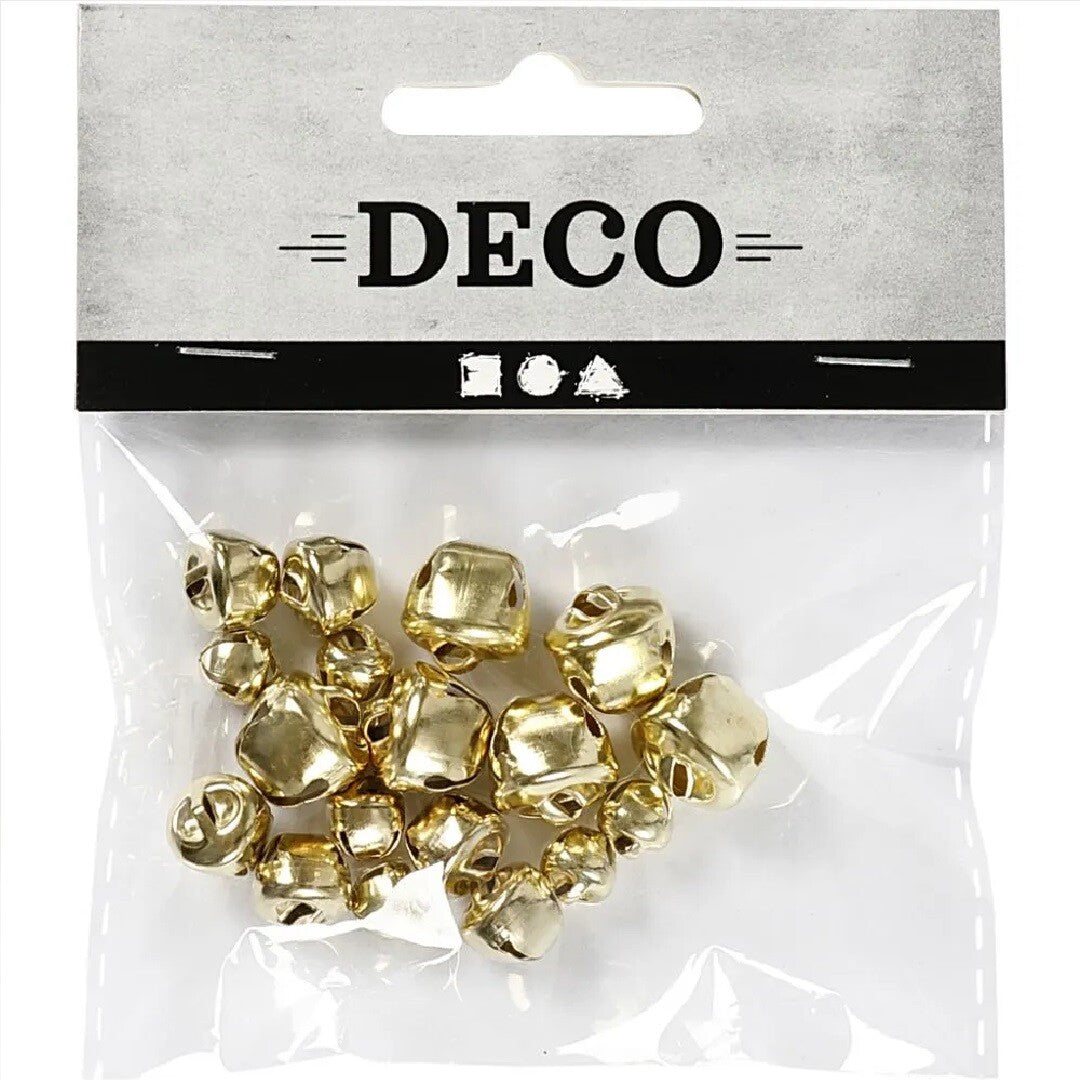Creativ Company verpakking met gouden belletjes voor hobby en decoratie.