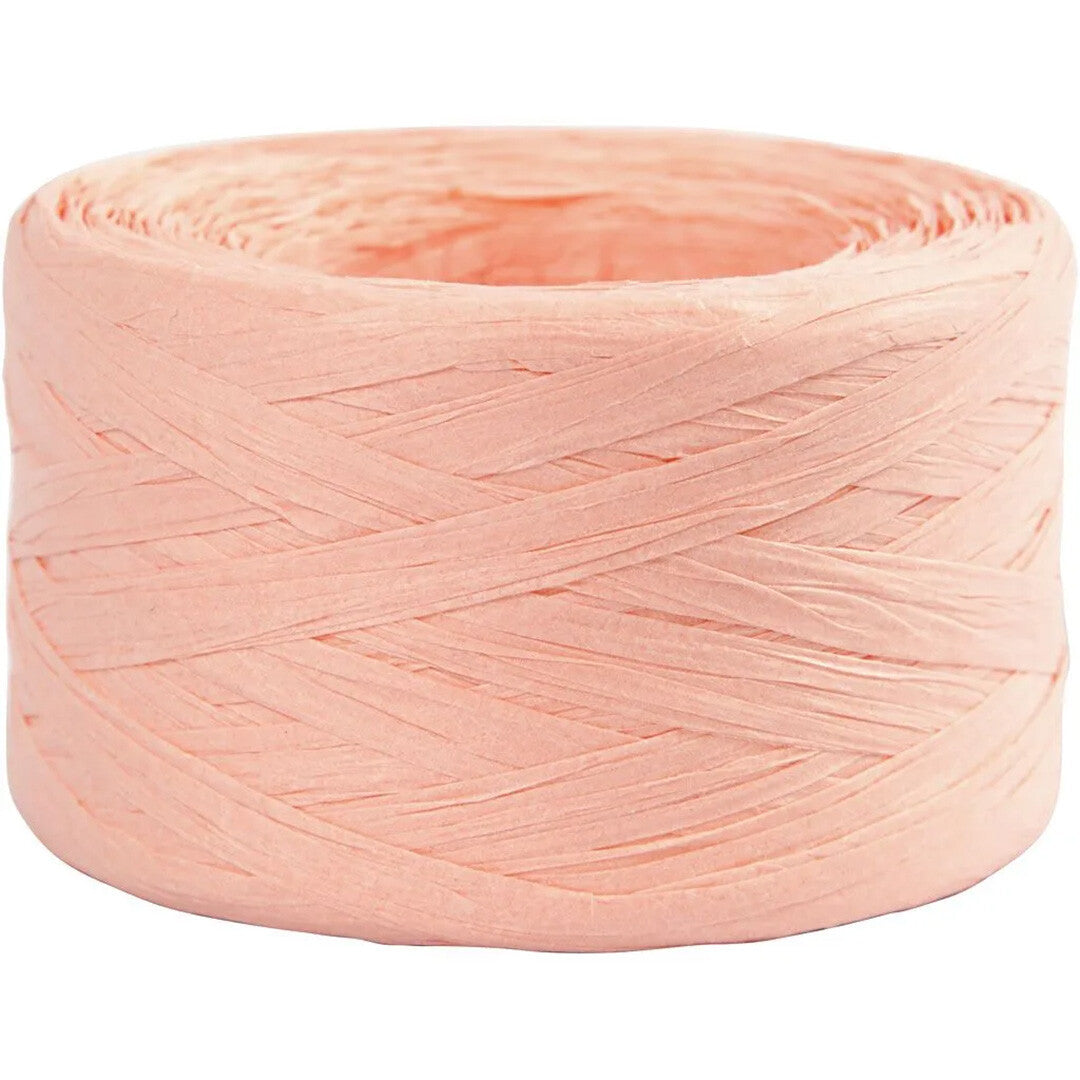 creativ company lichtroze rol raffia papiergaren.