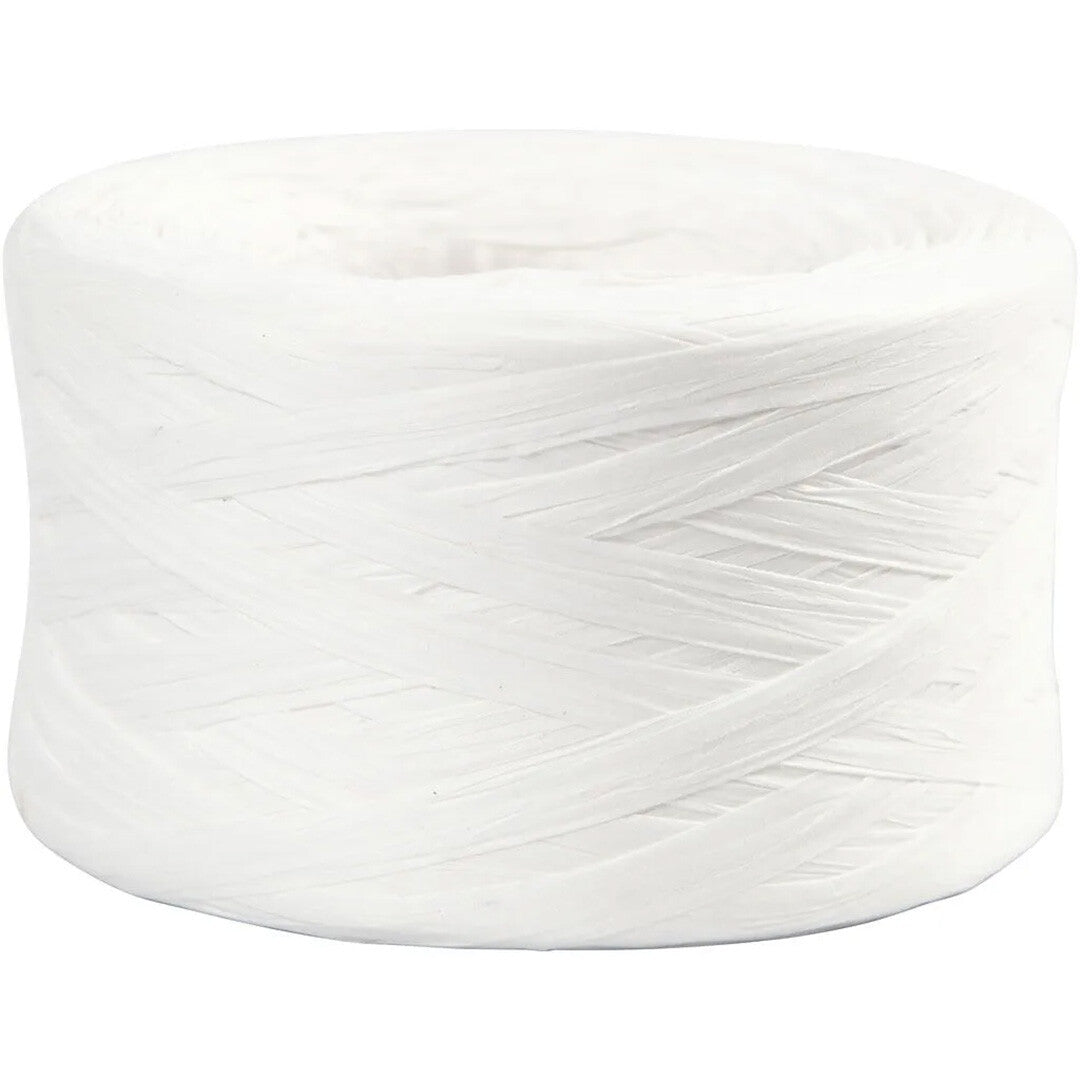 creativ company witte rol raffia papiergaren.