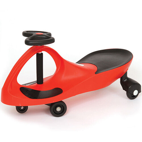 Rode Plasmacar didicar rijdend speelgoed.