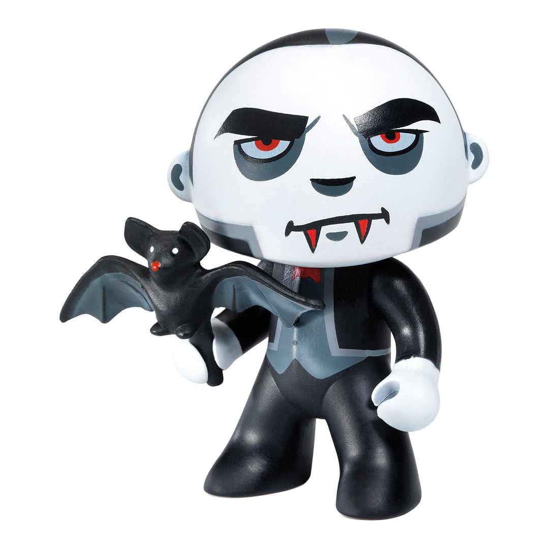Djeco actiefiguur van Dracula met een vleermuis.