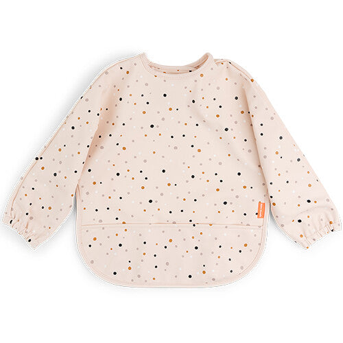 Done by deer mouwslab voor baby's, roze met vrolijke stippen en een voorvak.