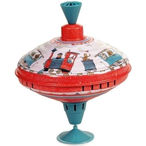 Egmont Toys metalen bromtol met een treinthema en dieren in de wagons.