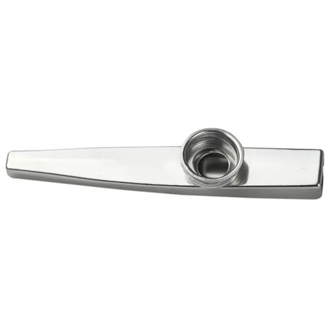 Egmont Toys zilveren metalen kazoo.