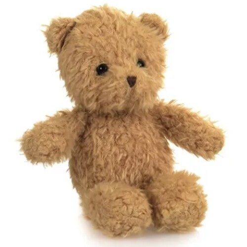 Egmont Toys knuffelbeer Morris, een bruine pluchen teddybeer, zittend.