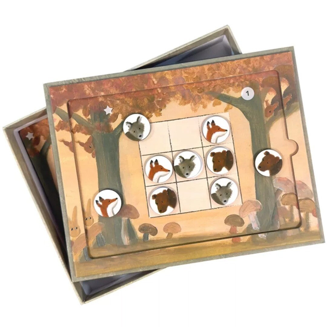 Egmont Toys magnetisch Sudoku Forest spelbord met dierenstukjes in een bosdecor.