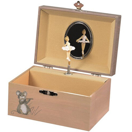 Egmont Toys muziekdoosje met een dansende ballerina en een muis die fluit speelt.
