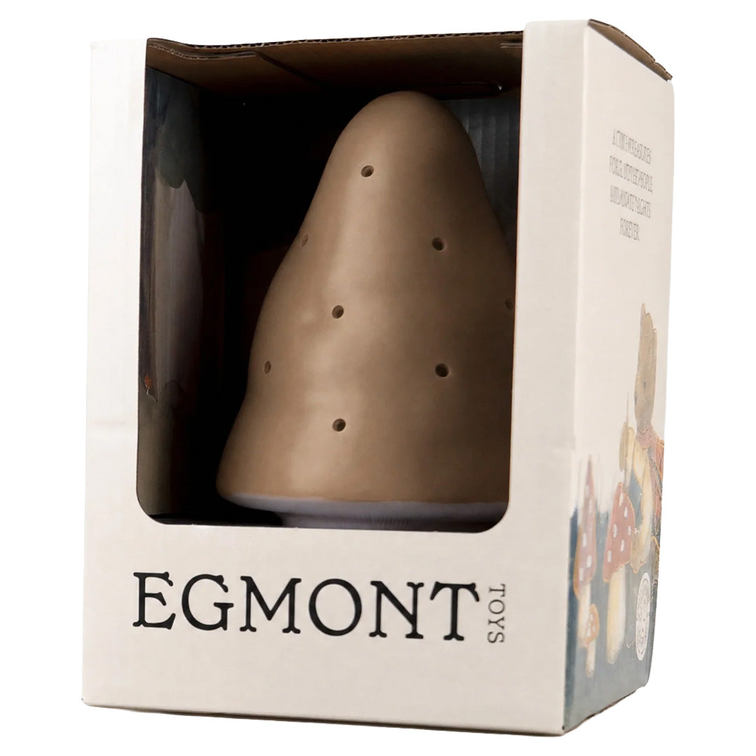 Egmont Toys paddenstoel nachtlamp in de kartonnen verpakking met merklogo.