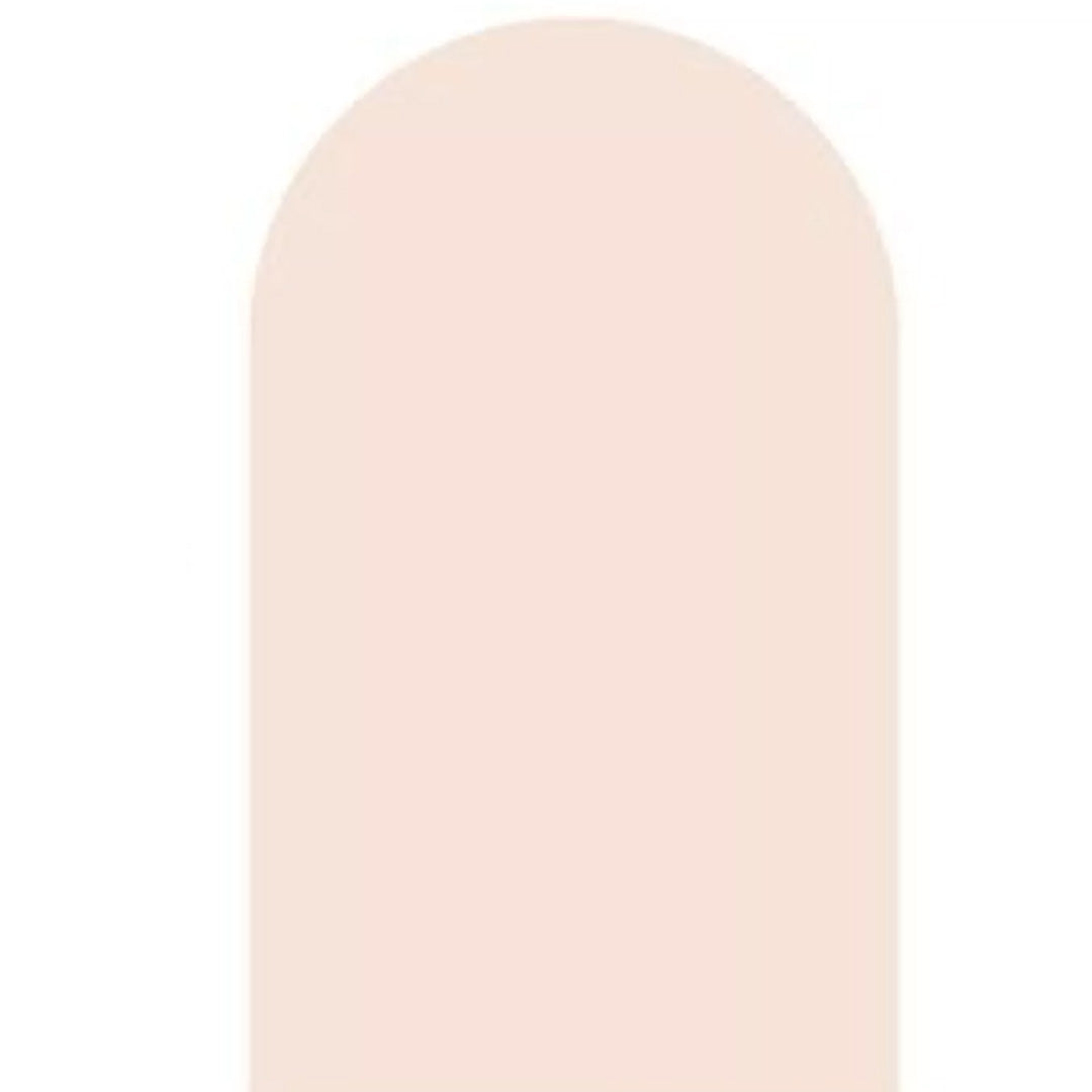 Ferflex magneetbord in boogvorm, effen beige rosé.