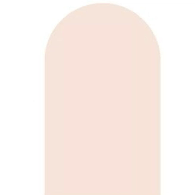 Ferflex magneetbord in boogvorm, effen beige rosé.
