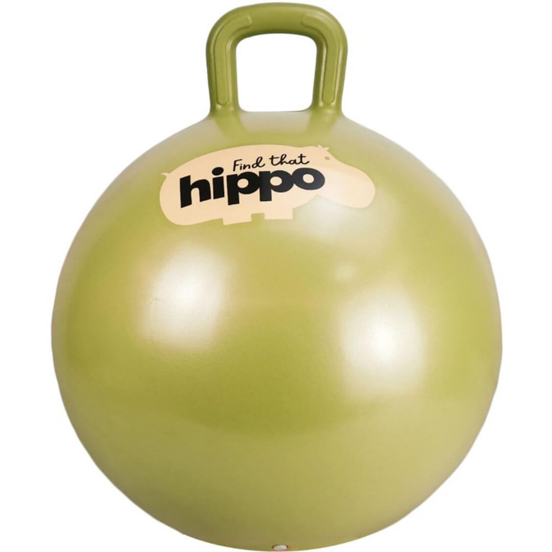 Find that hippo skippybal in oudgoud met een hippo logo.