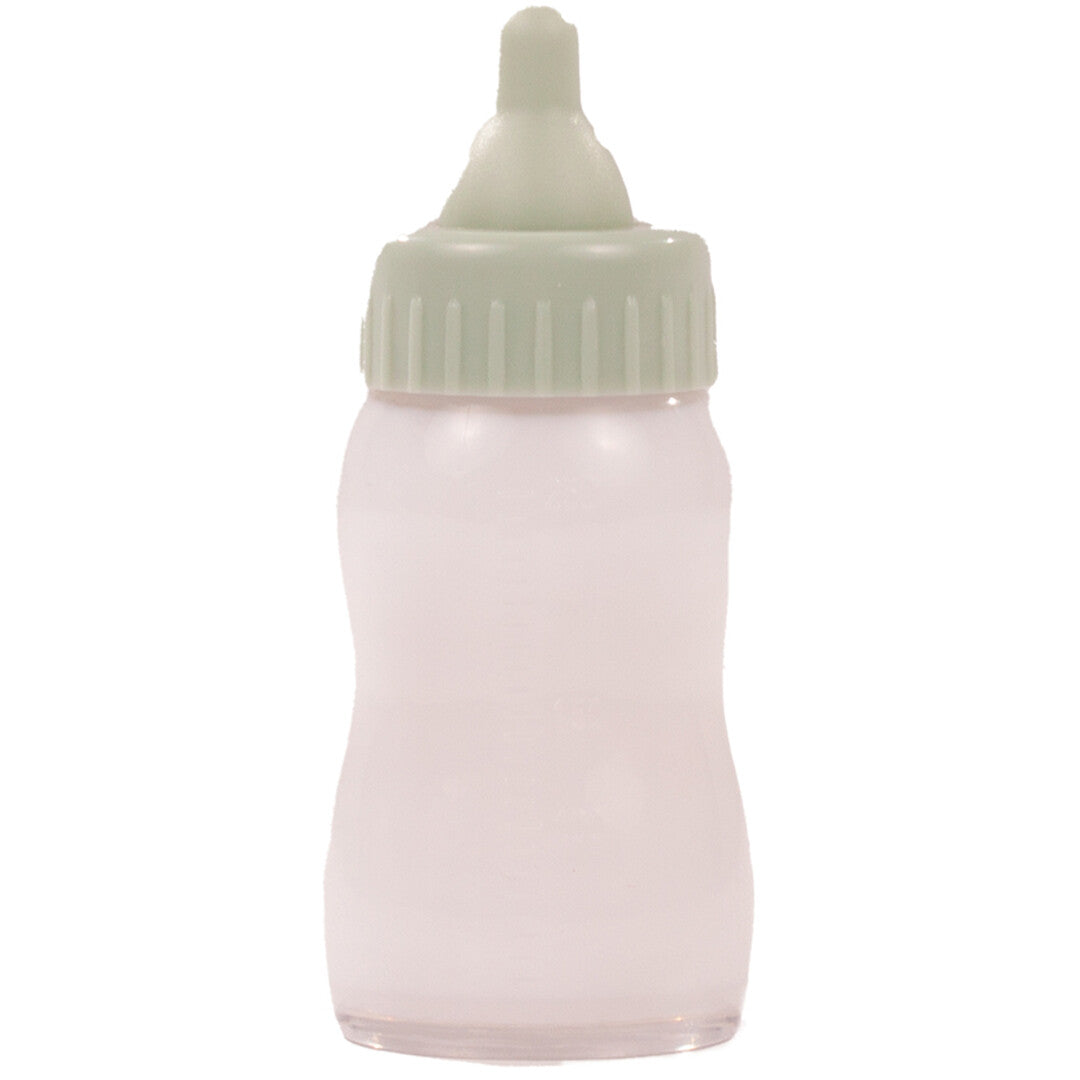 Gotz magische poppenzuigfles met melk en groene speen.