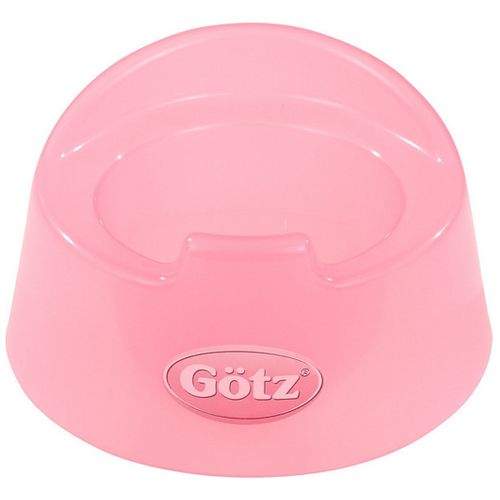 Götz roze plastic poppenpotje