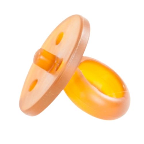 Götz oranje rubber poppenspeen.