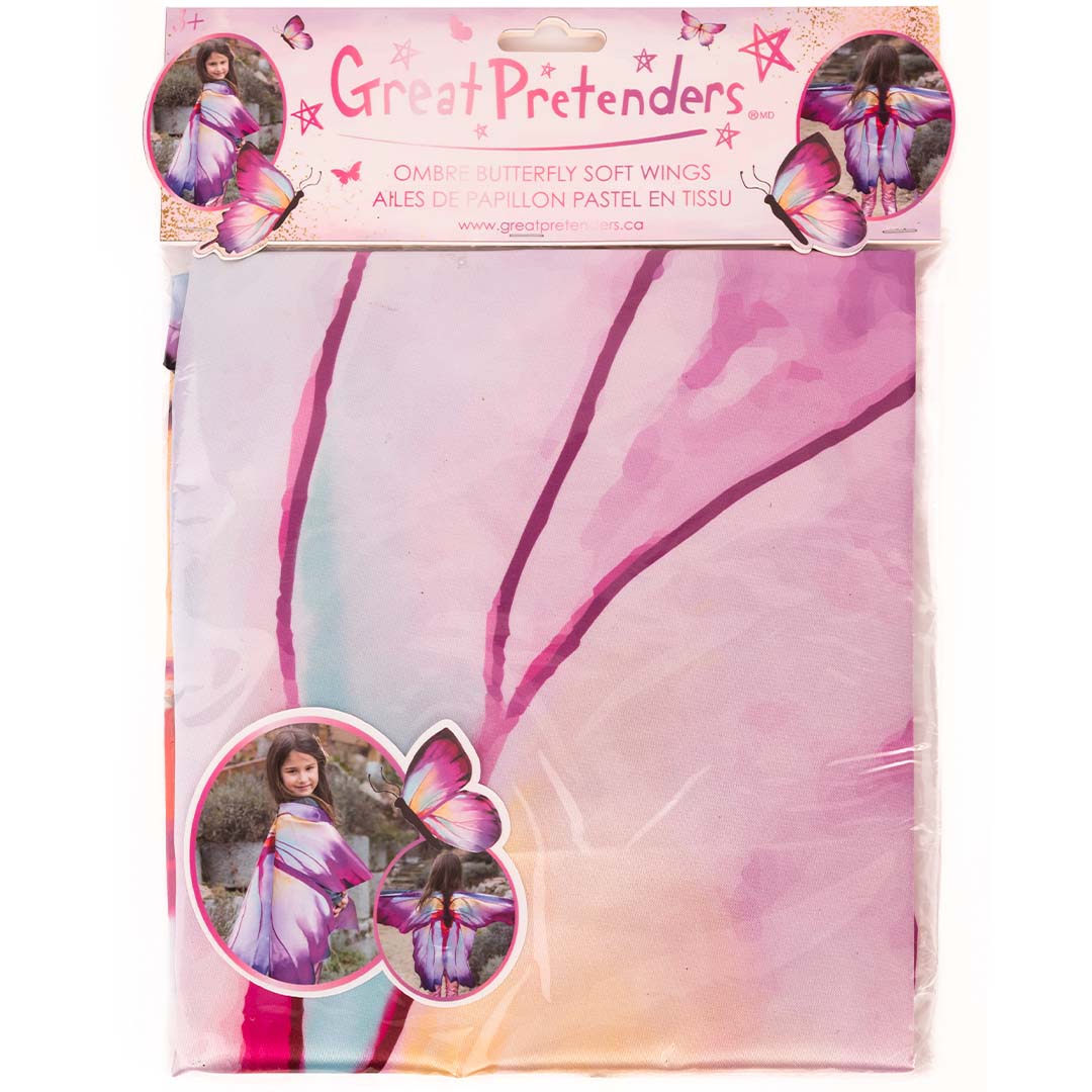Verpakking van de Great Pretenders vlinder vleugels voor kinderen.