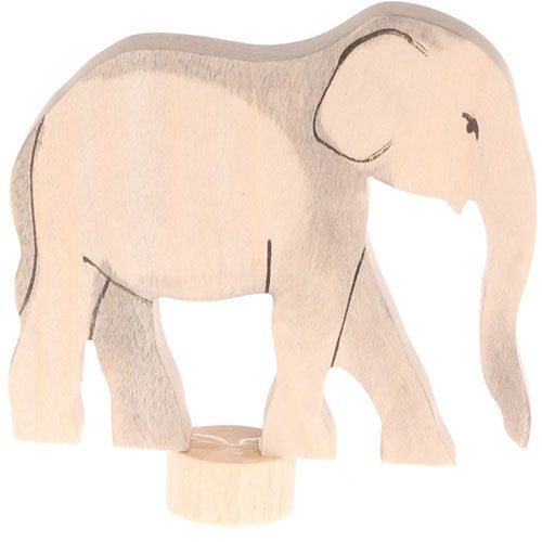 Grimm's houten decoratie figuur van een olifant.