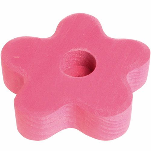 Grimm's roze bloemvormige tafeldecoratie met een gat in het midden.
