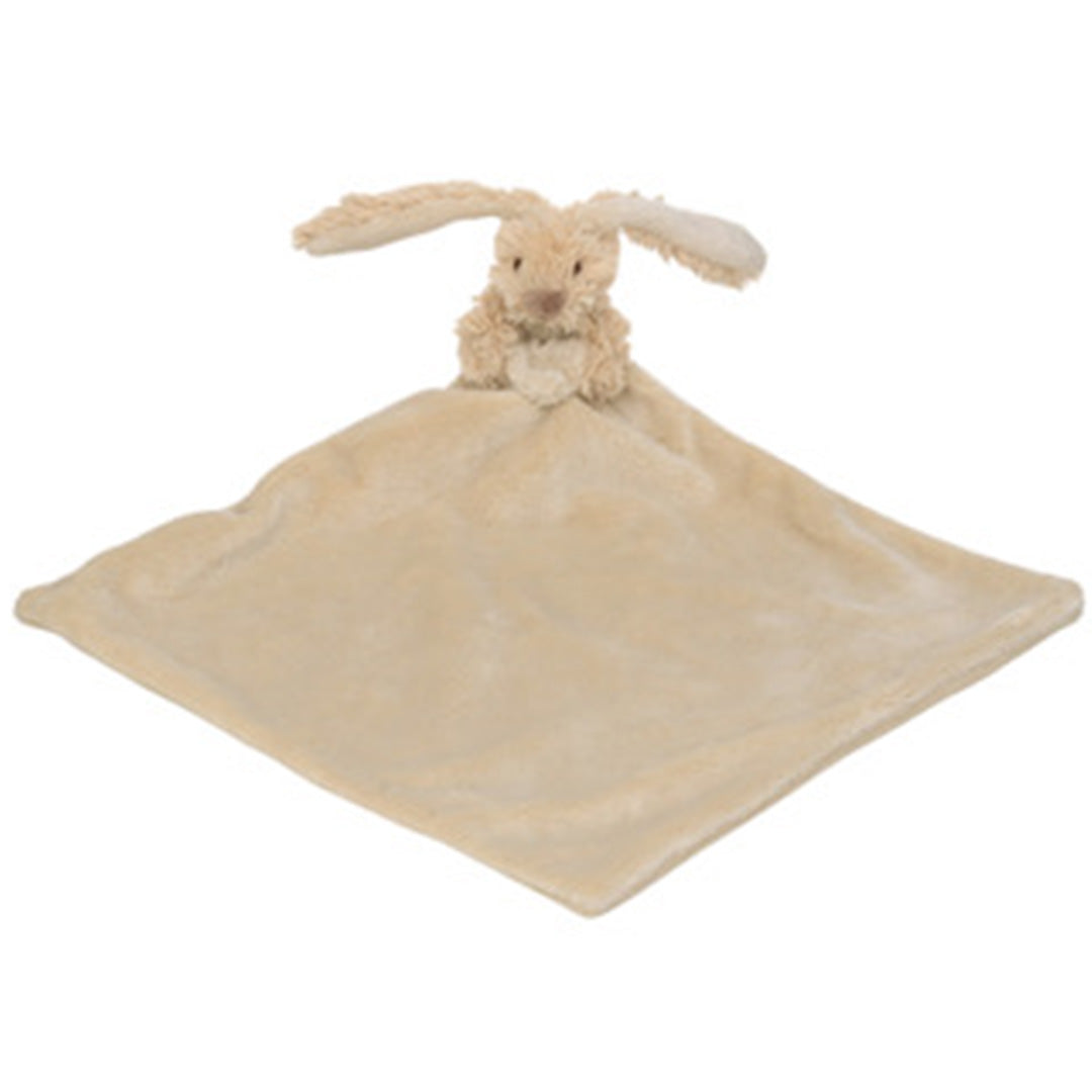 Happy Horse beige knuffeldoek met een konijnenhoofdje.