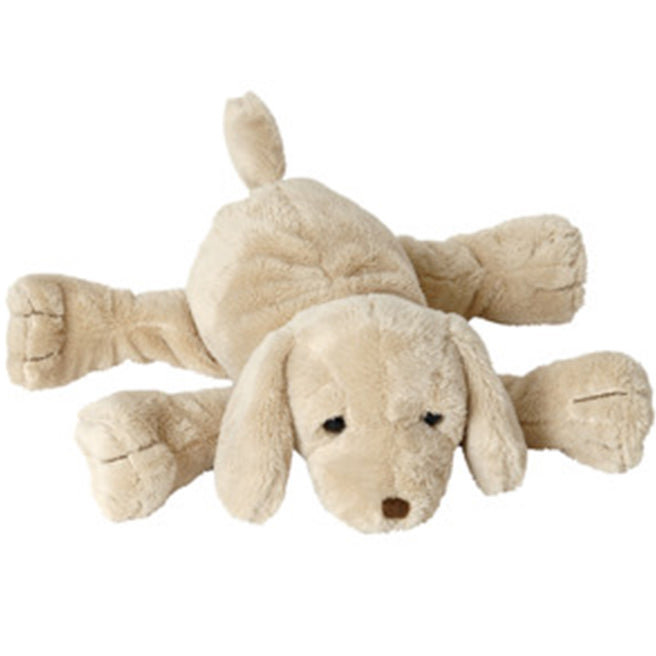 Happy Horse beige pluchen knuffelhond Herald liggend.