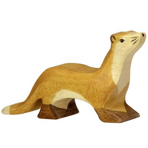 Holztiger houten marterfiguur.