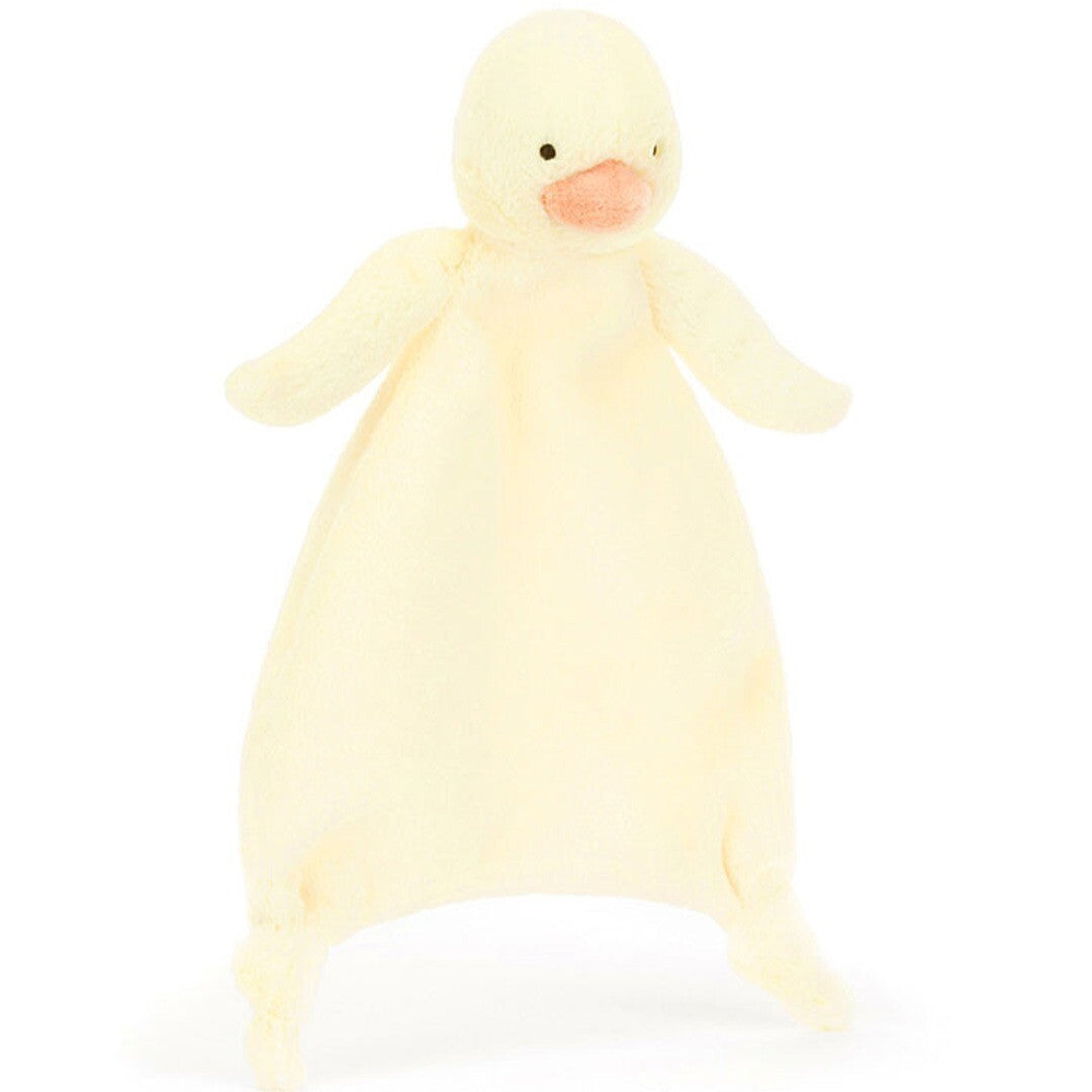 jellycat knuffeldoek bashful eendje - 27 cm | CMF4DCK | 0