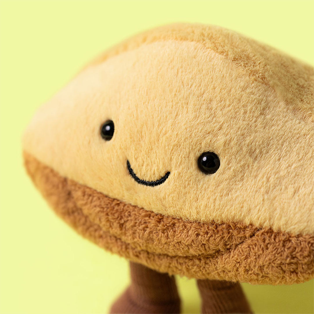 jellycat amuseables knuffelkoekje margaux madeleine - 13 cm | A6MAD | 2