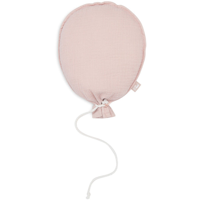 Jollein roze katoenen ballon decoratie met wit touwtje.