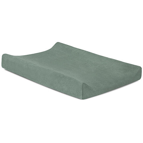 Jollein ash green badstof hoes voor een verschoonkussen.